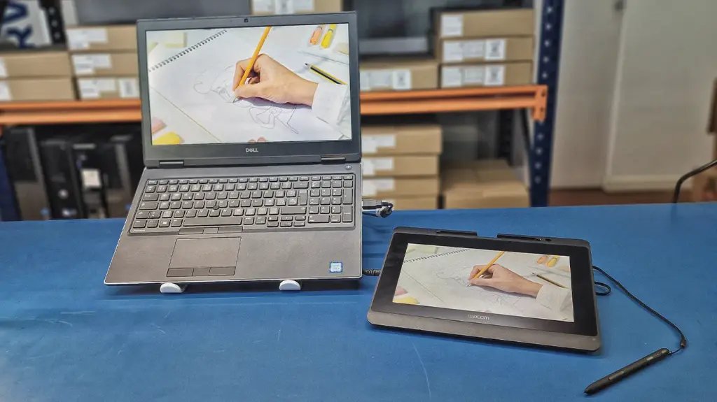 Tableta gráfica de dibujo Wacom DTH-1152 con garantía reacondicionada DTH-1152