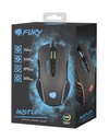 RATON FURY GAMING HUSTLER 6400DPI RGB NEGRO NFU-1698