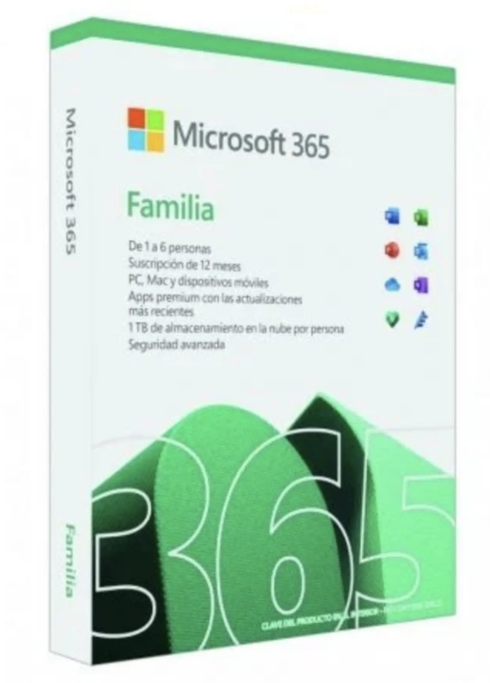 Microsoft Office 365 Familia Suscripción 6 Usuarios 1 Año