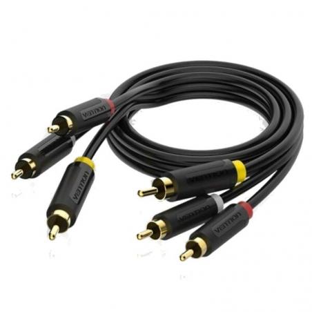 Cable Audio Vention 3Xrca M A 3Xrca M 2 Mtrs Bcabh