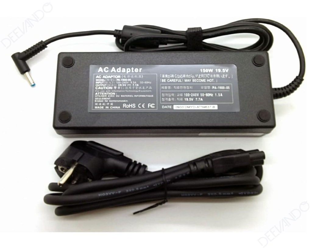 Cargador Para Portátil Hp 19.5V 7.7A 4.5Mm X 3.0Mm 150W 