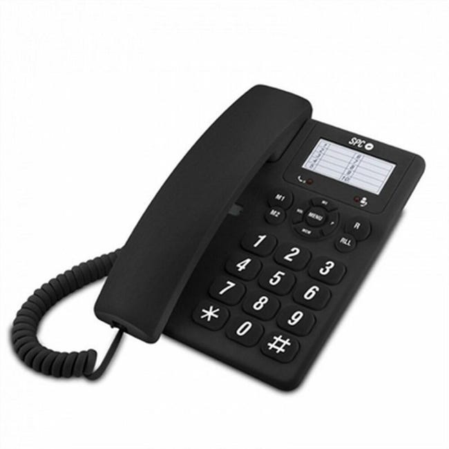 Teléfono Fijo Spc 3602 Negro