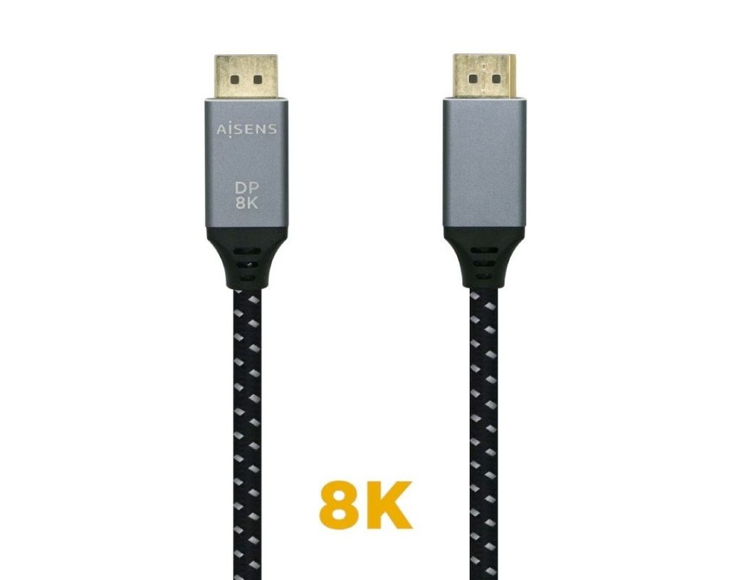Cable Displayport Aisens 1.4 8K M/M 1 Mtrs A149-0435