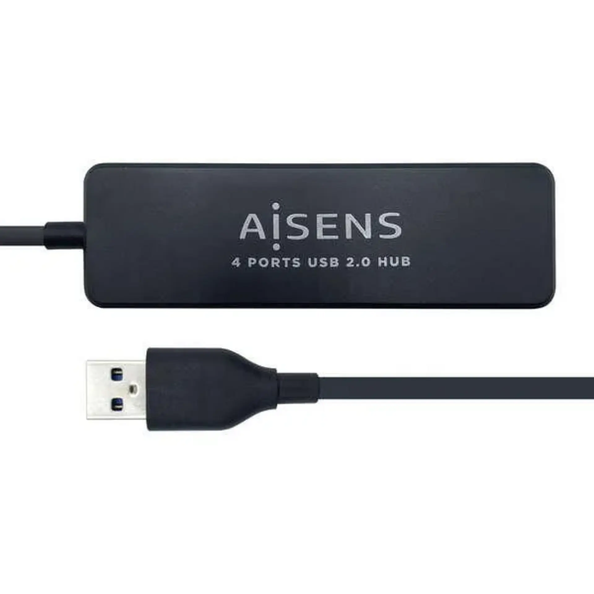 Hub 4 Puertos Usb 2.0 Aisens Negro A104-0402