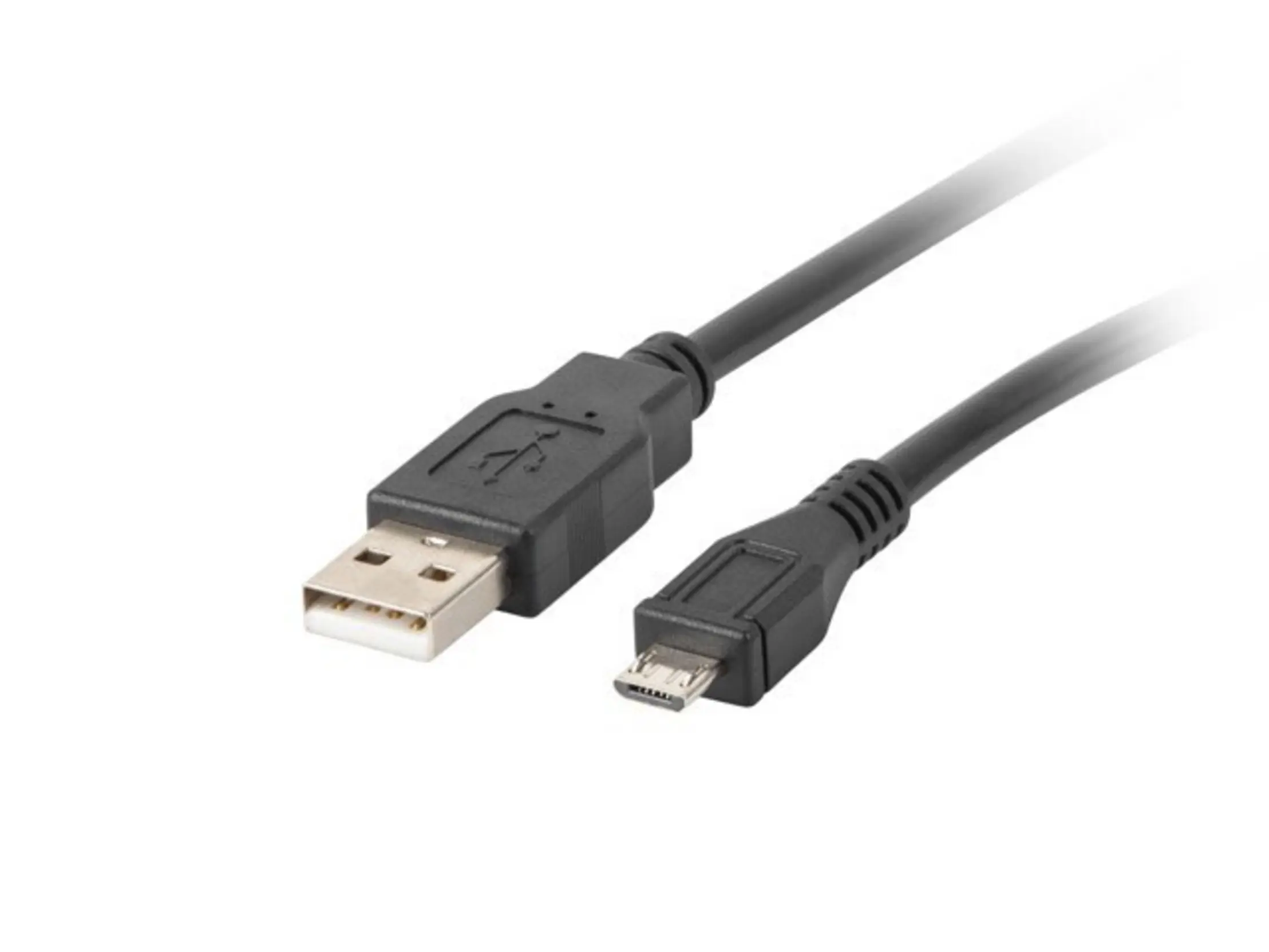 Cable Datos Y Carga Usb A Micro Usb Lanberg 1.8Mtrs Ca-Usbm-10Cc-0018-Bk Negro