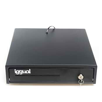 Cajon Portamonedas Iggual Iron-15 Automático 37x34 Negro Igg317471