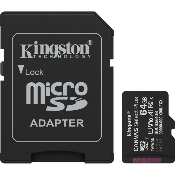 Memoria Micro/Sd 64Gb Kingston Sdcs3/64Gb Clase 10 