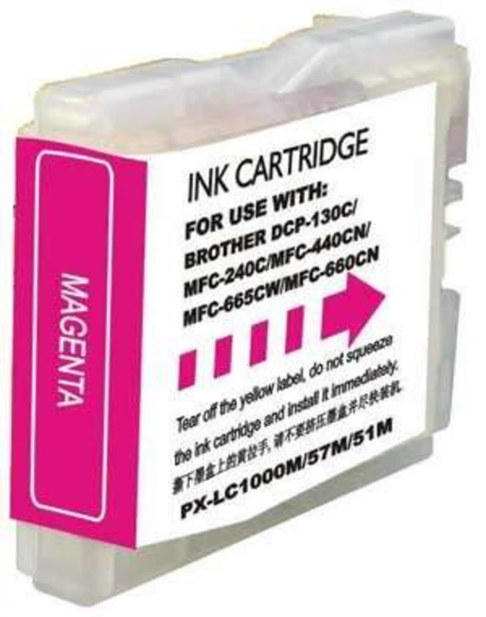 Brother Lc970/1000 Magenta Cartucho Generico