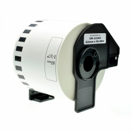 Brother Dk-22205 62*3048 Continuo Blanco Etiqueta Generico
