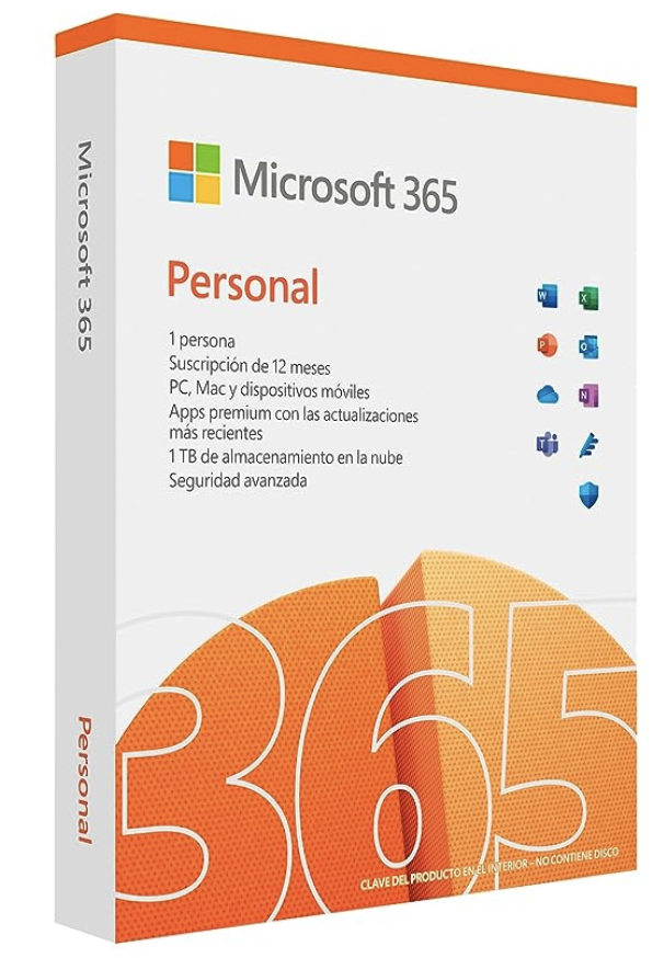 Microsoft Office 365 Personal Suscripción 1 Usuario 1 Año