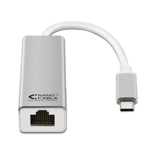 [P2123807] Adaptador Red Nanocable Usb Tipo C A Rj45 Gigabit 10.03.0402