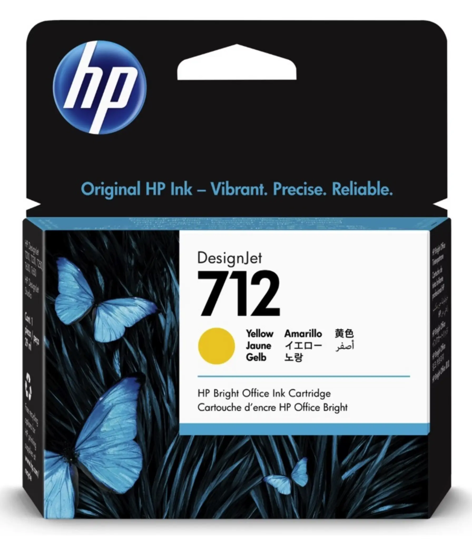 [P2125639] Cartucho Hp 712 Amarillo 3Ed69A
