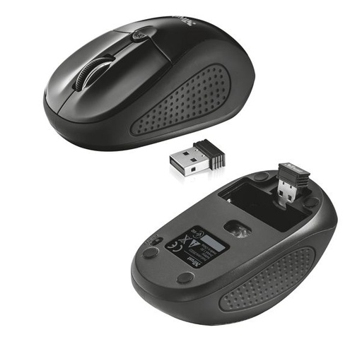 Raton Trust Inalambrico Usb Negro 20322 
