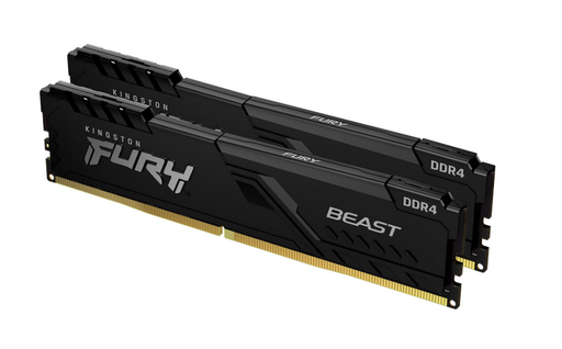 [740617319781] Memoria Ddr4 Pc3600 16Gb Pack 2X8Gb Kingston Fury Beast Kf436C17Bbk2/16