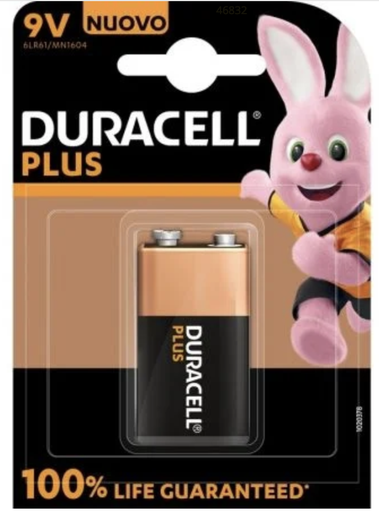 Pila Duracell Plus Mn1604 9V Alcalina