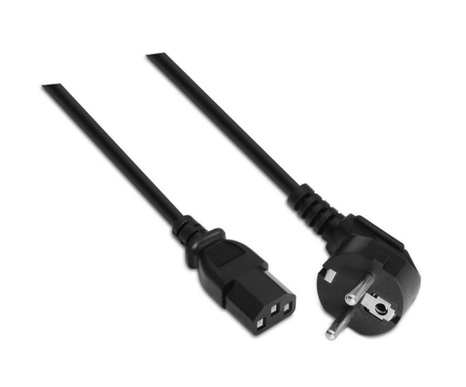 Cable De Alimentacion Cee7/M-C13/F 1.5 Mtrs Aisens A132-0167 Negro