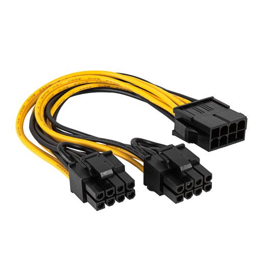 Cable Alimentacion Akyga Pci-E 8 Pines H A X2 Pci-E 6/8 Pines M Ak-Ca-81