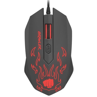 Raton Fury Gaming Brawler 1600Dpi Iluminated Nfu-1198