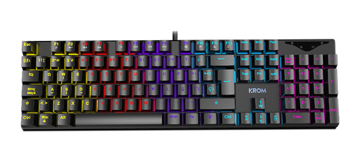 Teclado Mecanico Gaming Krom Kasic Nxkromkasic Rgb Usb Negro