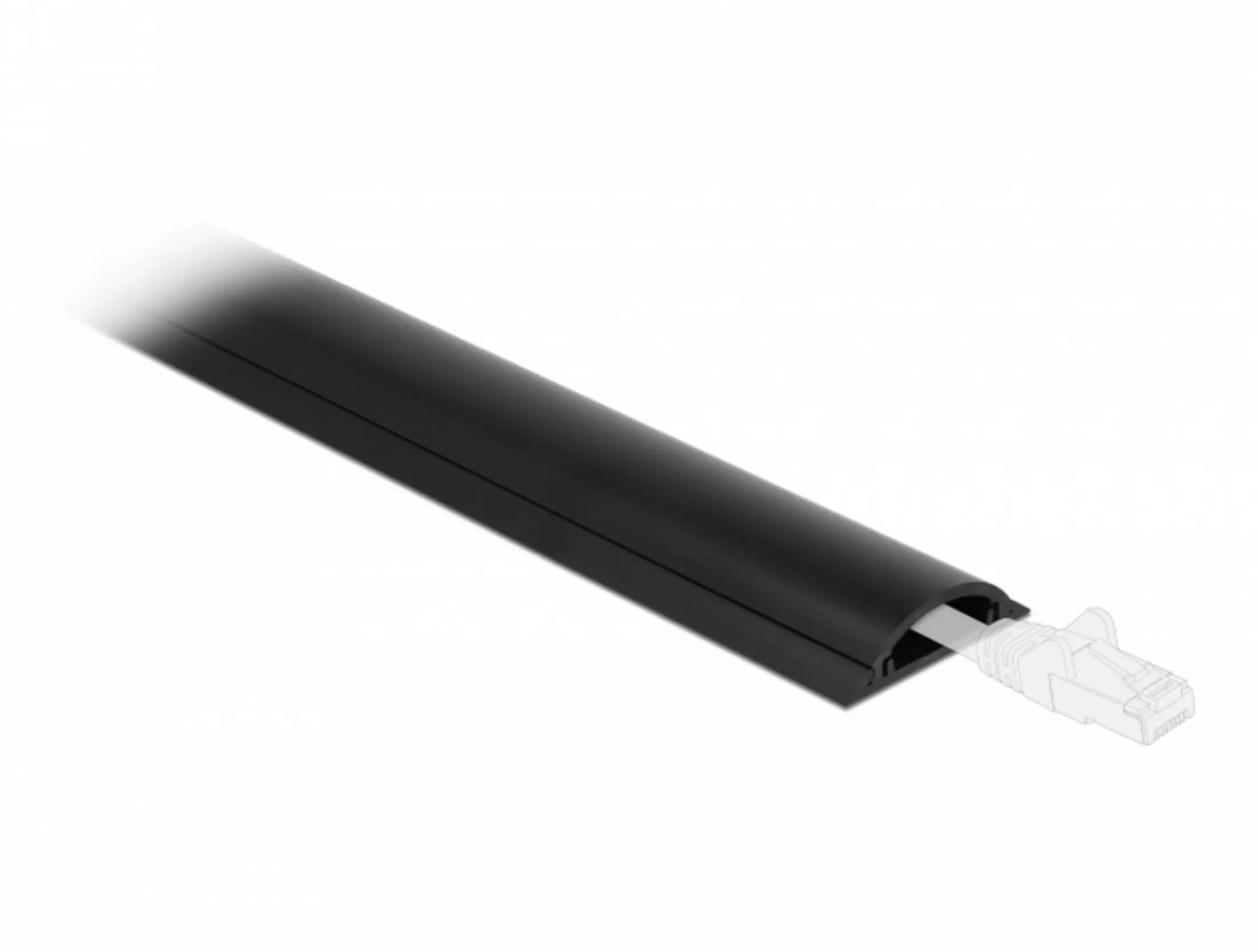 Canaleta Delock Autoadhesivo 50 X 12 Mm X 1 M Negro