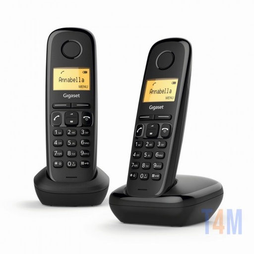 Teléfono Inalámbrico Gigaset A170 Pack Duo Negro