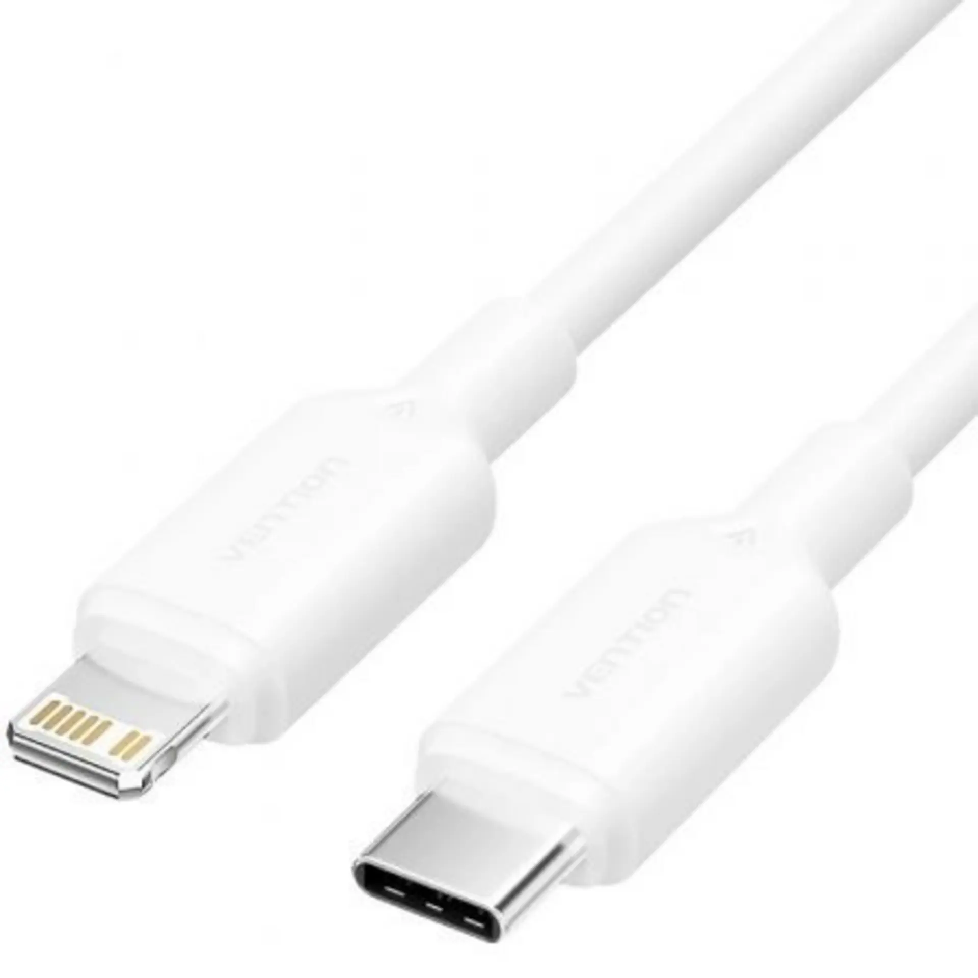 Cable Lightning Macho A Usb Tipo C 1 Mtrs Vention Lakwf Blanco