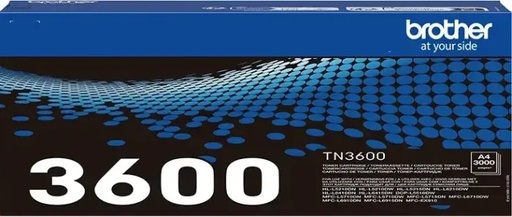 [MC-TN3600] Brother TN3600 Negro Cartucho de Toner Original - TN3600