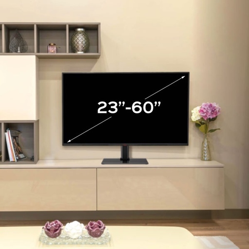 Soporte De Mesa Para Tv Unykach 23" A 60" Negro Uk730650