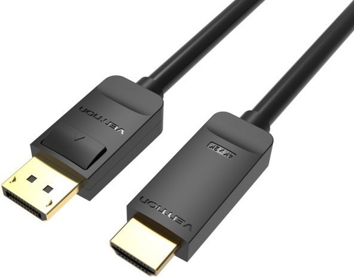 Cable Displayport A Hdmi Vention 4K M/M 1 Mtrs Hagbf