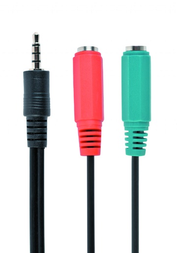 [P2120751] Adaptador Audio Jack Estereo Cablexpert 3,5 M / 2 X Jack 3,5 H Cca-417