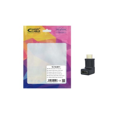 [P2123210] Adaptador Hdmi Acodado M/H Nanocable 10.16.0011